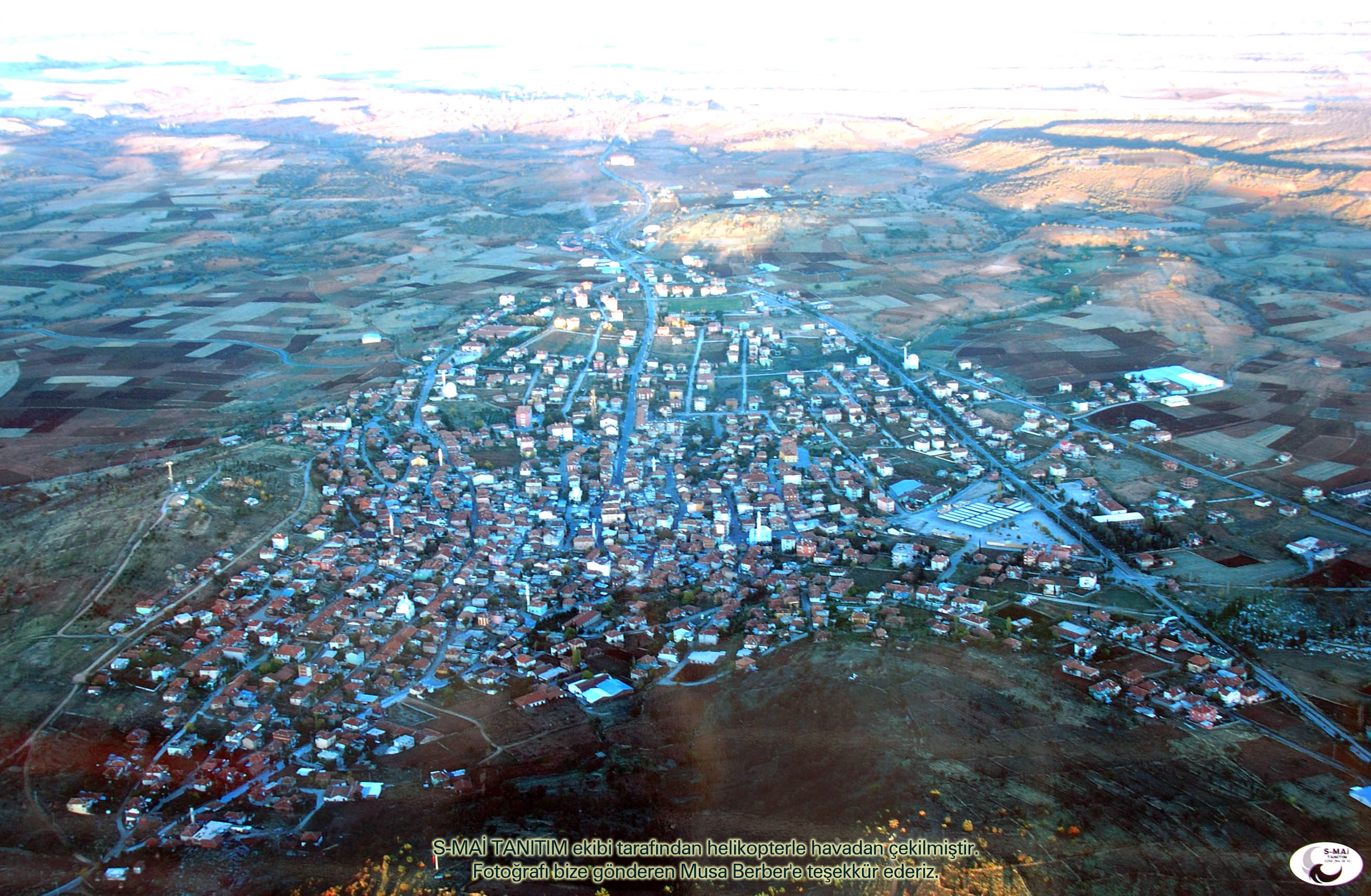 Karahallı - Helikopterden Görünüm